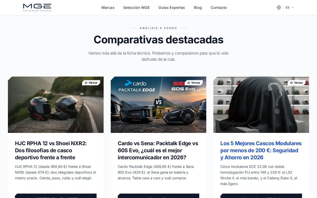 Captura de MotoGear Europe
