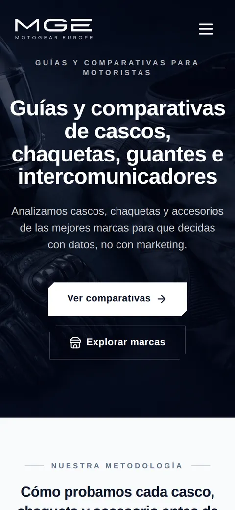 MotoGear Europe en móvil